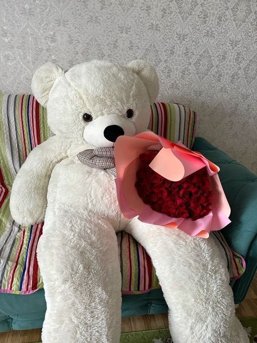 Мишка белый 200см 2м