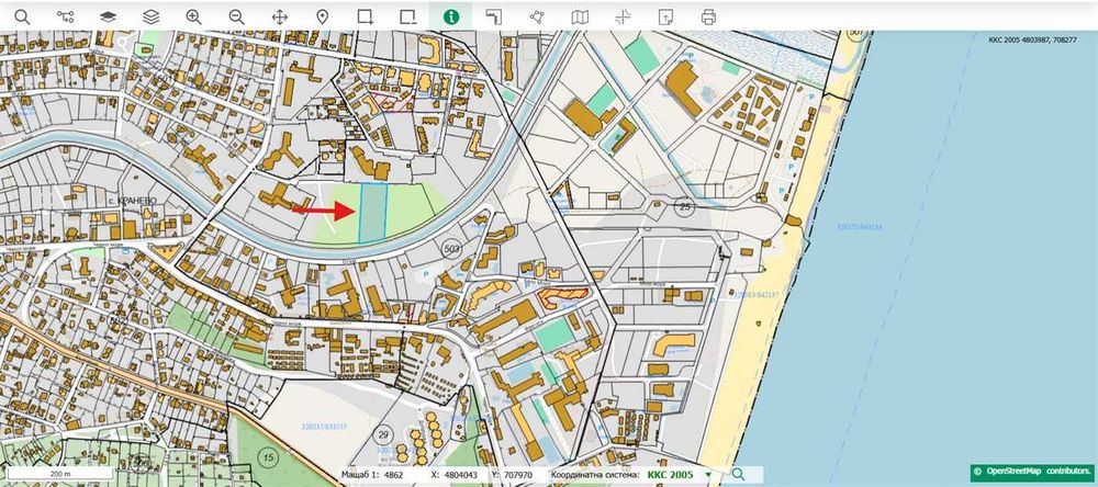 Продава се - морски парцел за строителство