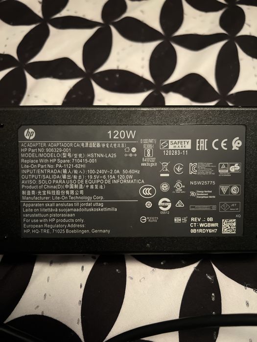 HP Thunderbolt Dock G2 with a 120W power output capability