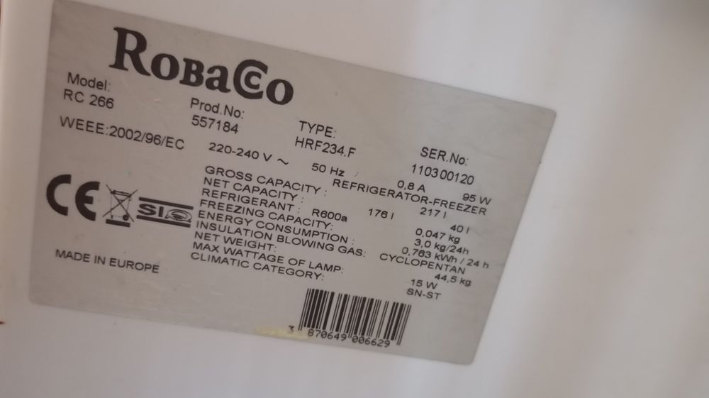 Хладилник Robacco RC 266