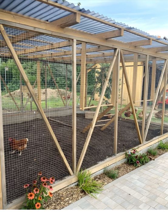 Курятник с выгулом