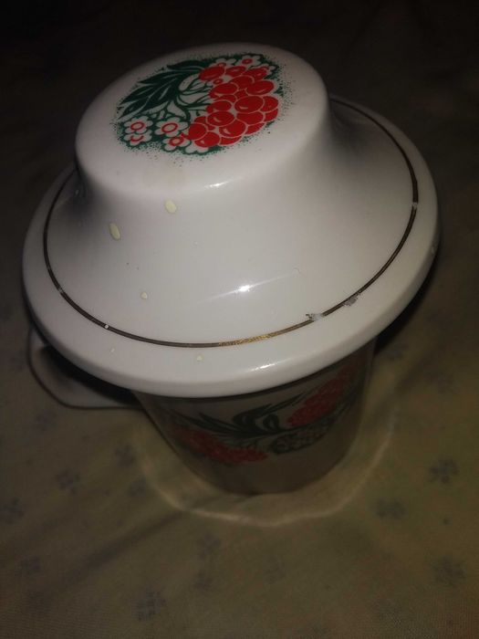 Винтажная фарфоровая чашка для заварки настоек и чая