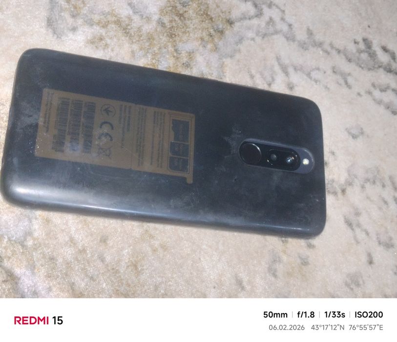 Редми 8 с коробкой чехлом