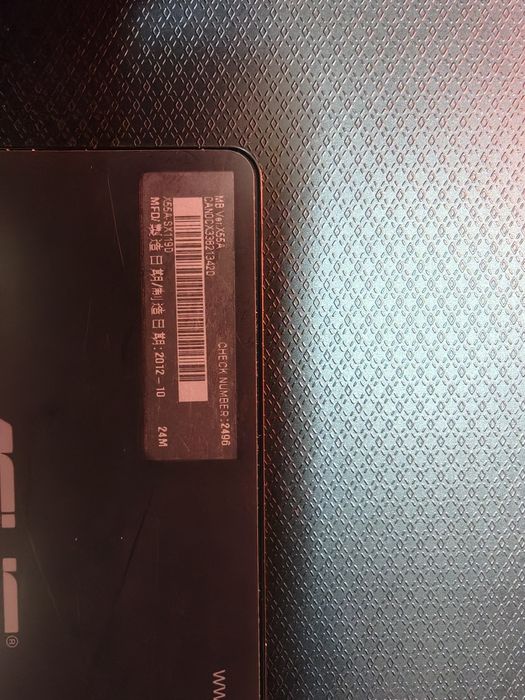 Laptop Asus X55A SSD 240GB ram 8GB