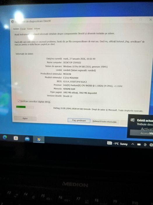 MEDION AKOYA E3216 13,3" FullHD, Pentium N4200, 64GB SSD Notebook