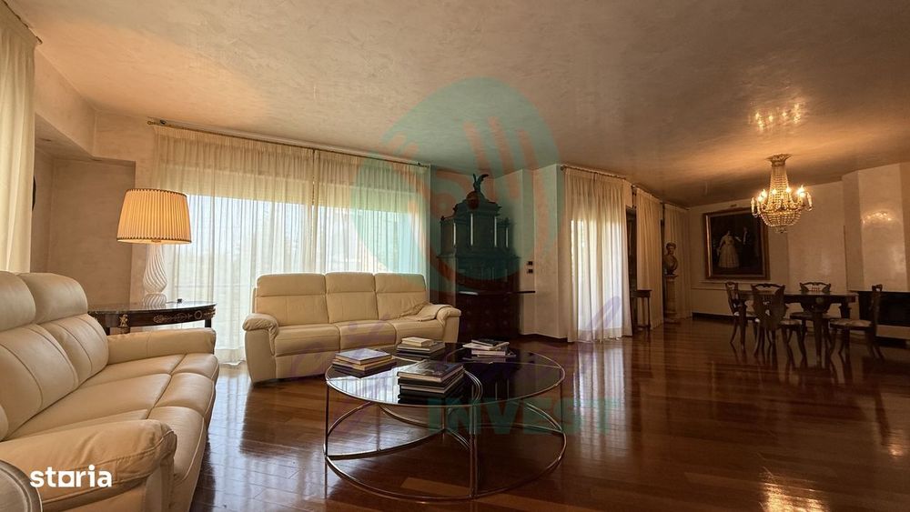 4 camere de lux în Primăverii cu terasă și 2 parcări