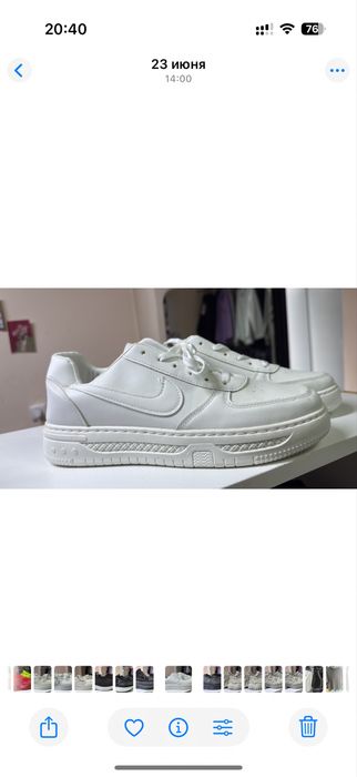 Расспродажа кроссовкок. Осень.