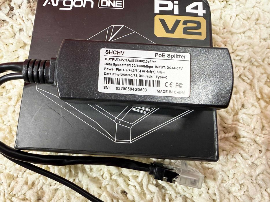 Raspberry Pi POE Adapter 5V/4A GIGABIT - 802.3af/at