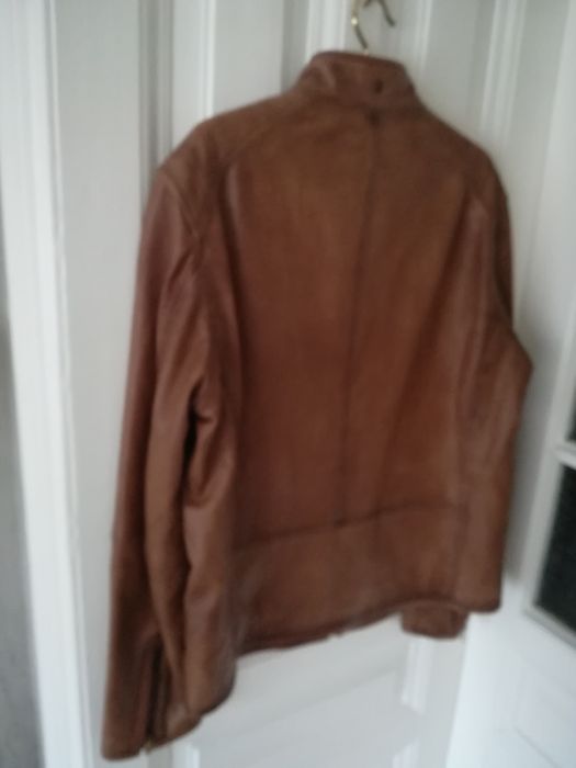 Geaca piele Massimo Dutti xl bărbați