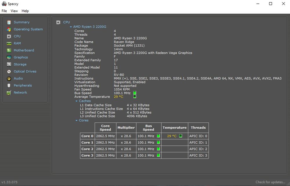 Kit Ryzen 3 2200g + MSI B350 PC Mate + cooler Wraith