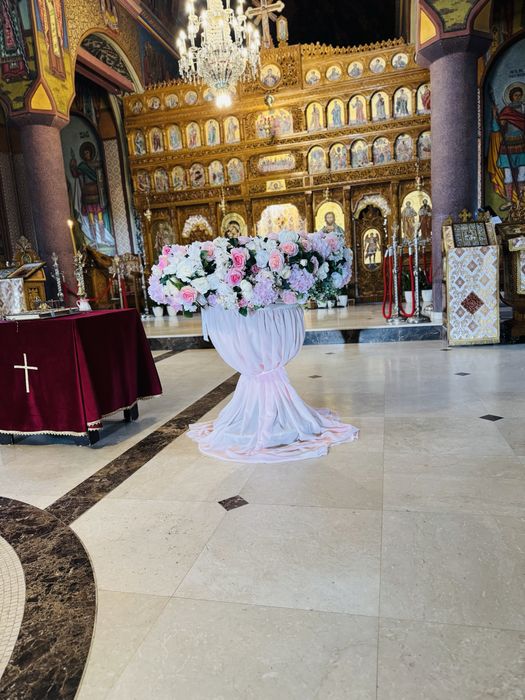 Decor nunta /botez/majorat /arcada baloane /flori