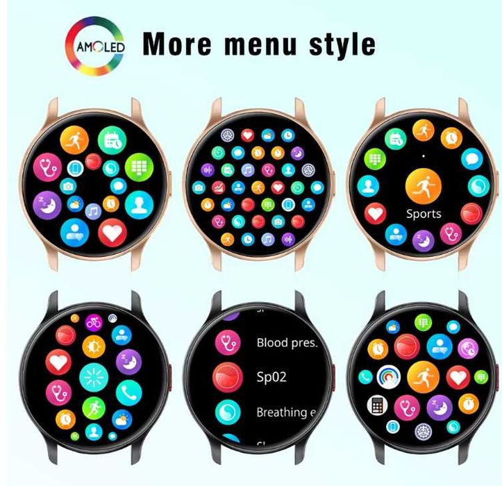 Smart Watch SENBONO MAX11 , 1.43 inch AMOLED 100 moduri sportive