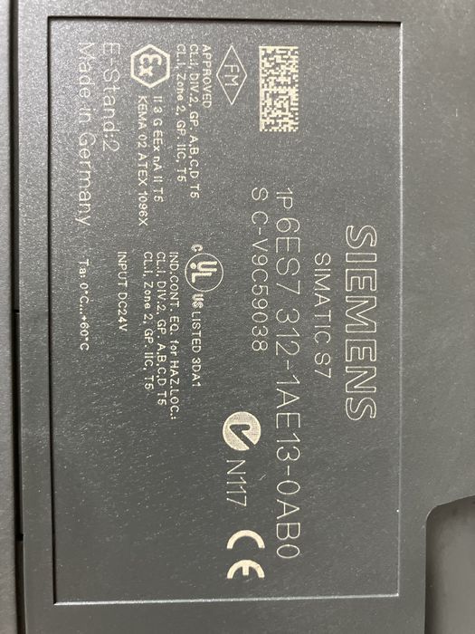Siemens S7-300 CPU 312
