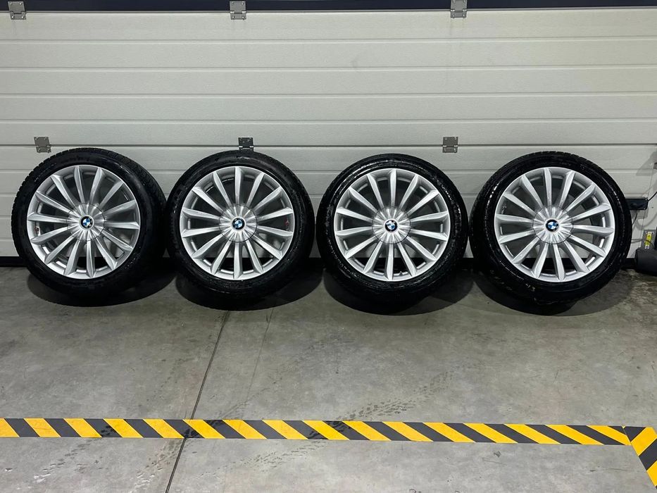Jante Bmw seria 7 G12 originale cu anvelope iarna 19 inch