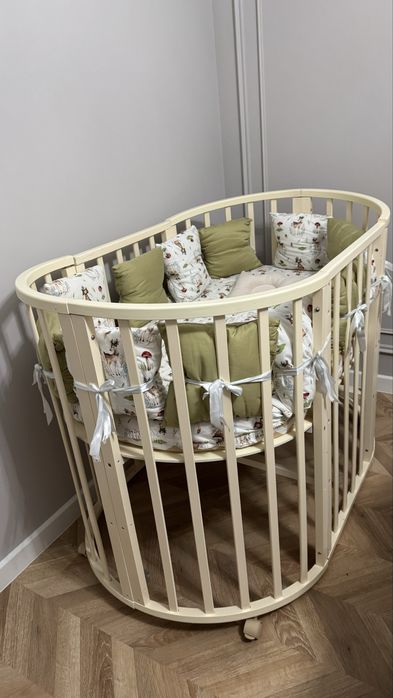 Манеж кровать трансформер. Район гипер Дины