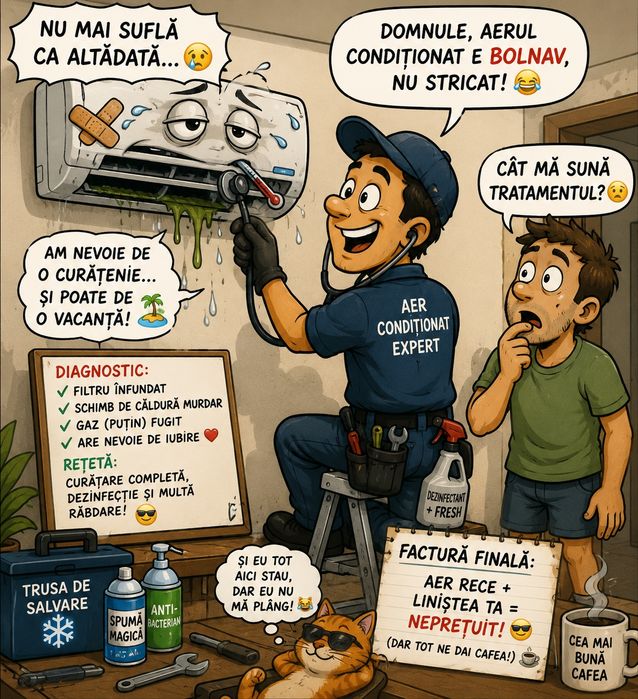 MONTAJ/REPARAȚII Vitrine frigorifice/Aere Condiționate/AGREGATE FRIGO/