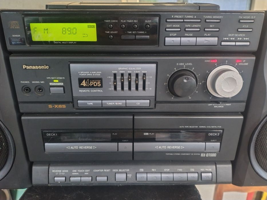 Radio casetofon panasonic