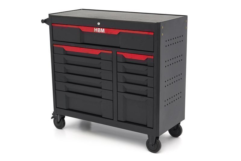 Метален шкаф за инструменти 12 чекмеджета 106 см нвм