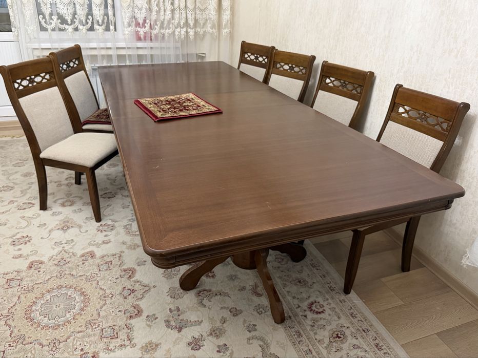 Стол, комплект на 12 персон