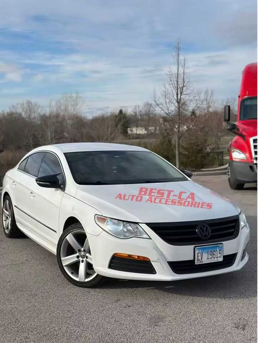 Capace oglinzi Batman Gti Style negru lucios ornamente VW Passat B7 CC