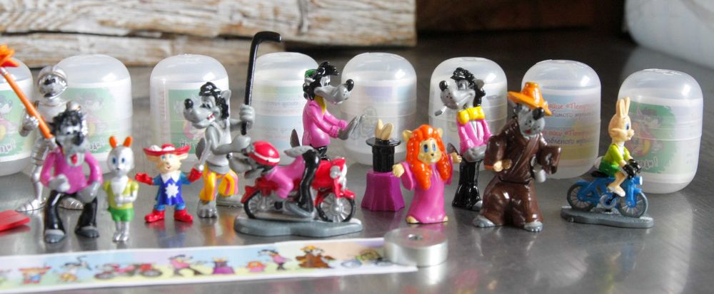 НУ ПОГОДИ пълна серия Киндер фигурки шоколадови яйца Ландрин