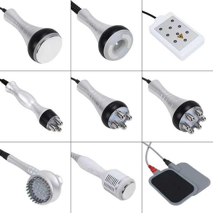 Уред 9 в 1 кавитация 40К радиочестотен лифтинг вакуум липолазер EMS