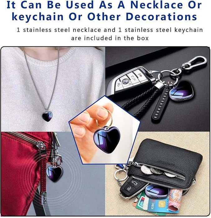 Мини, цифров гласово активиран рекордер  колие/ ключодържател