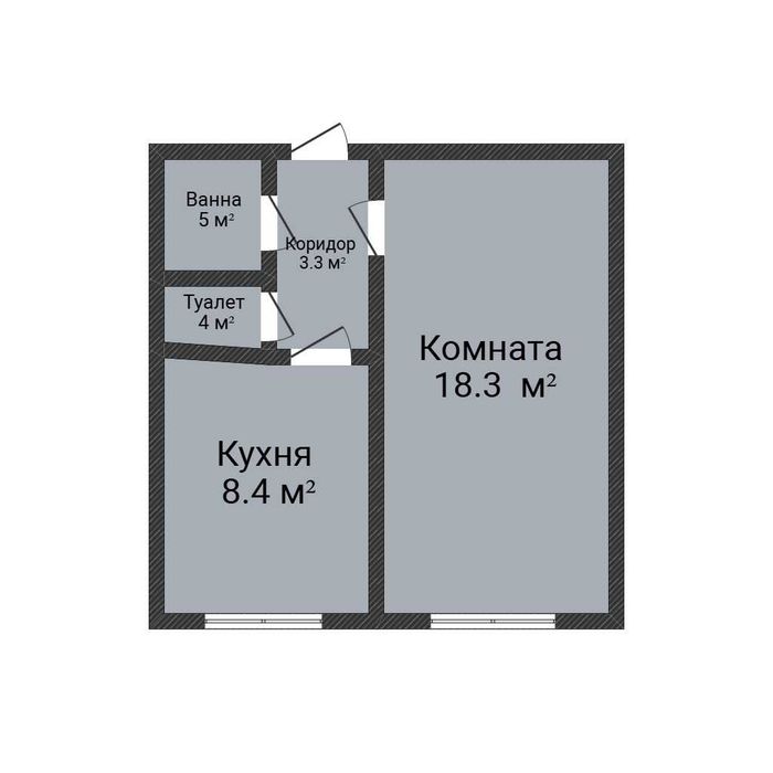 Продажа 1-комнатной квартиры