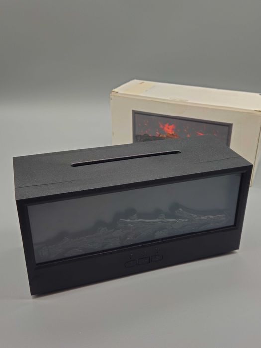 Ултразвуков арома дифузер,овлажнител с ефект „камина“ LED режим,топ!