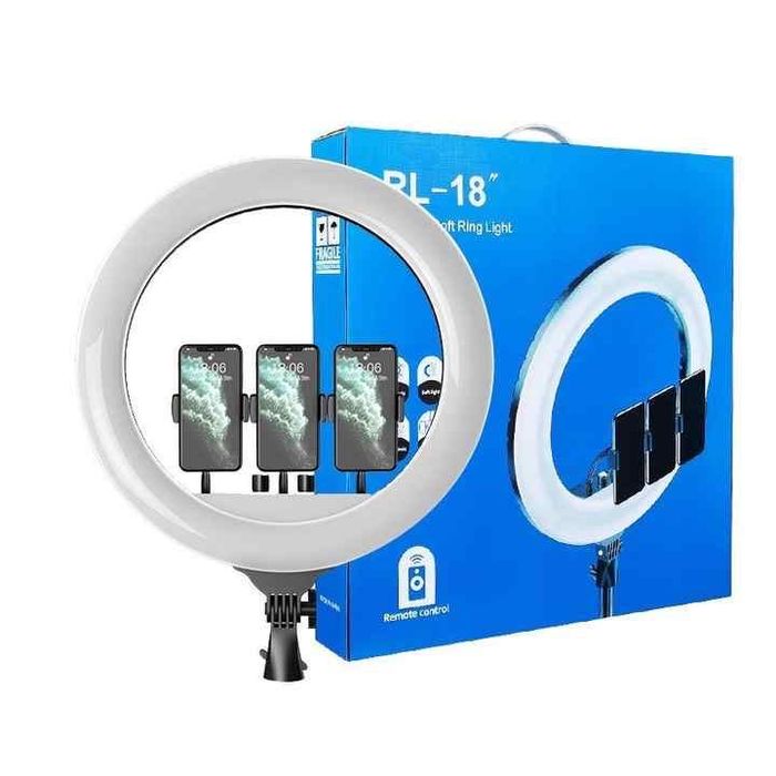 Лед Ринг Лампа 18inch с 3 Поставки