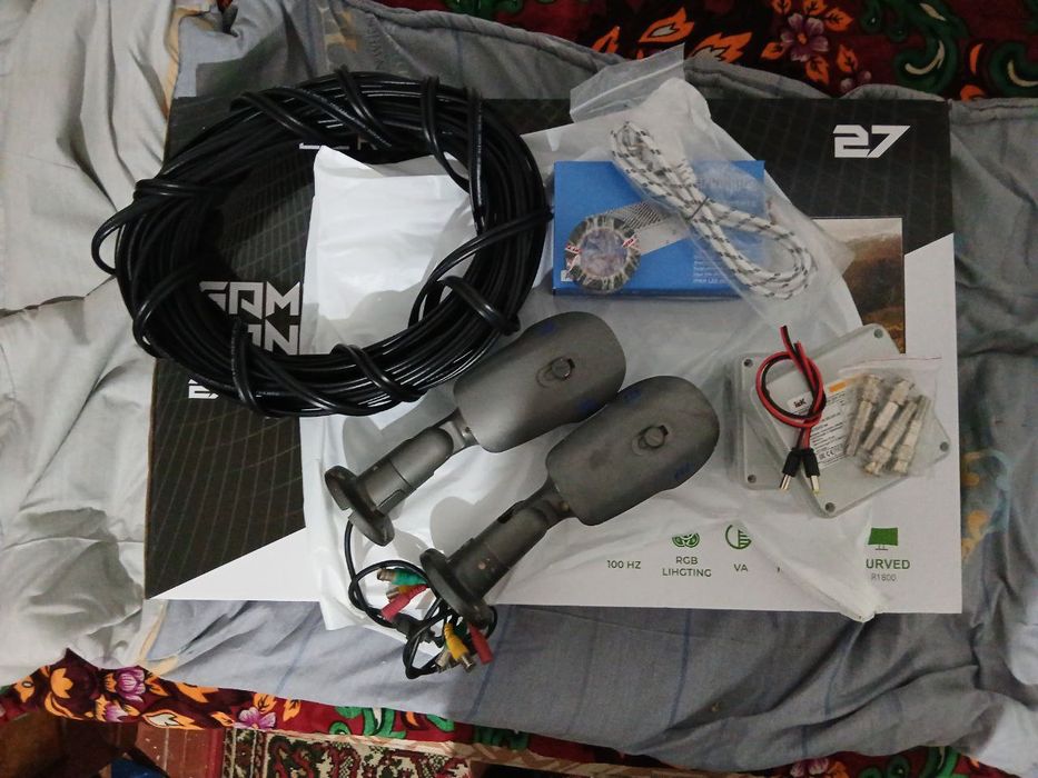 Камера видеонаблюдение сатылады комплект б/у описанияны жаксылап окын!