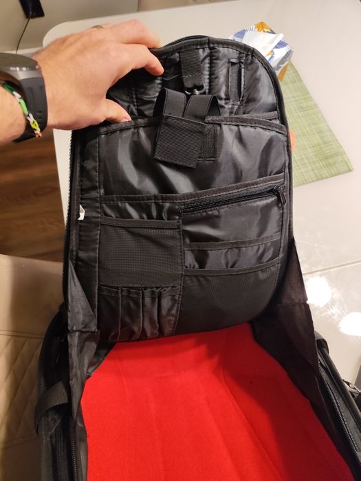 Rucsac moto MotoCorner tip carapace – design carbon, stare nou