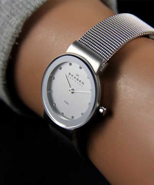 Ceas de damă Skagen Mesh 358SSSD,Quartz Argintiu,sigilat
