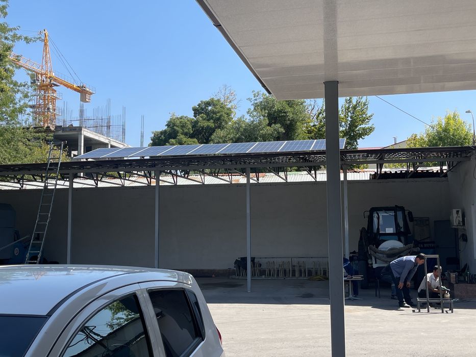 Солничний панели устанофка