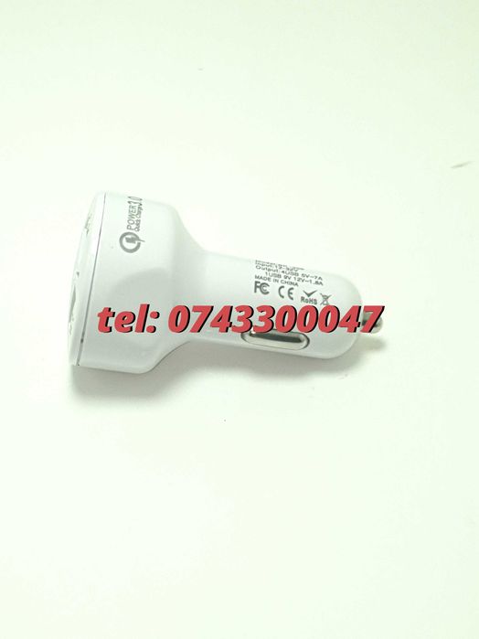 Superfastcharge Incarcator Auto Cu Patru Porturi Usb Partycharge