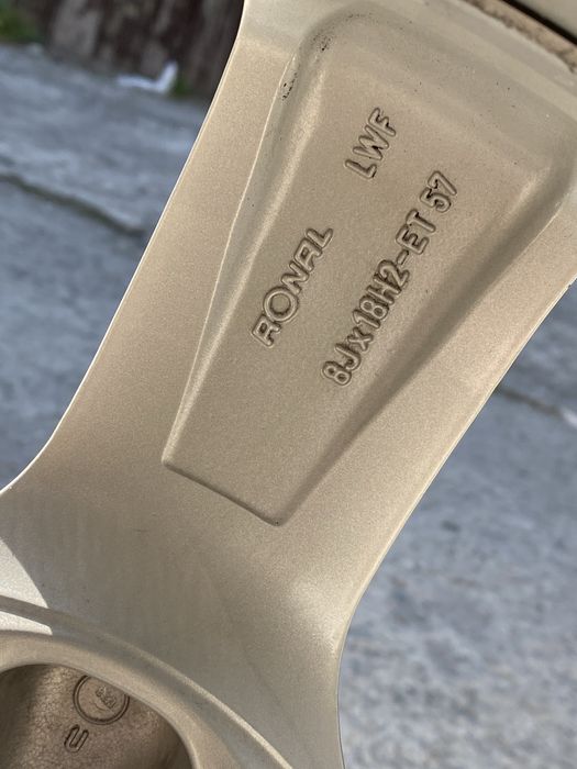 Оригинални 18" RONAL Porsche 987 Boxster Спорт Пакет 8j ET57 / 9j ET43