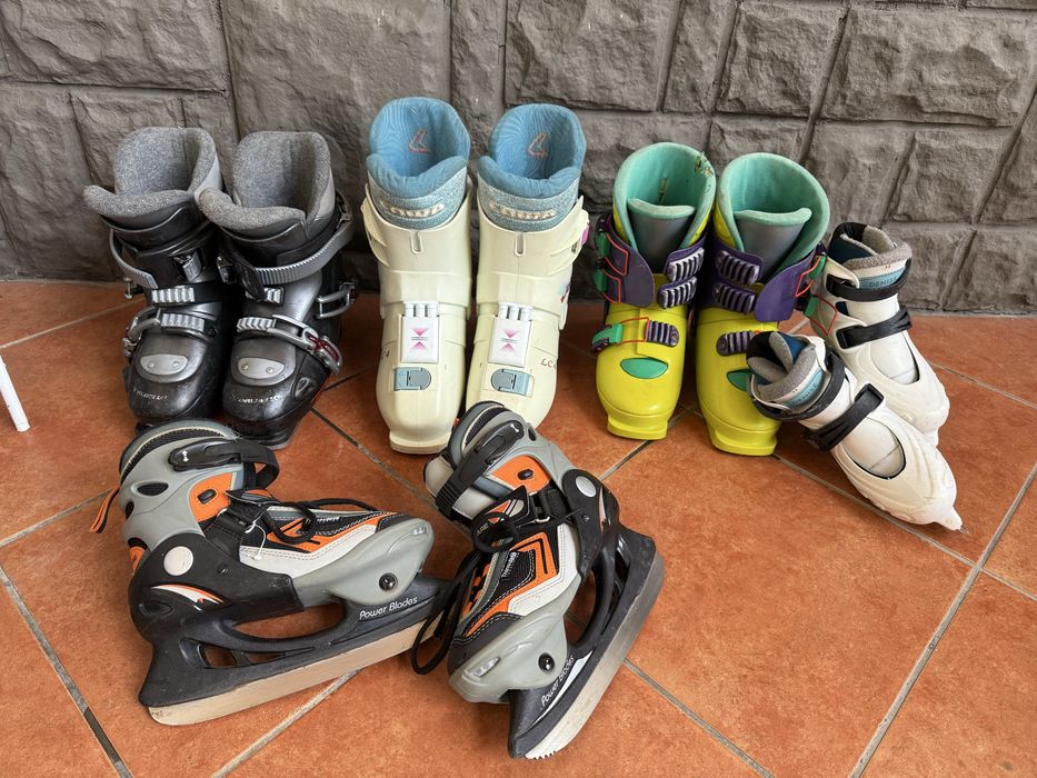 Clapari ski, patine, casca pentru copii