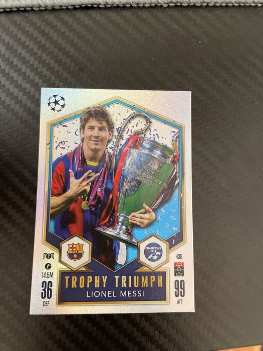 Cartonas ORIGINAL cu Lionel Messi champions 2011