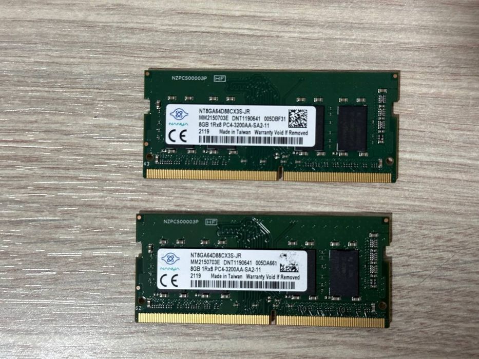Nanya DDR4 8gb 3200mhz sodimm
