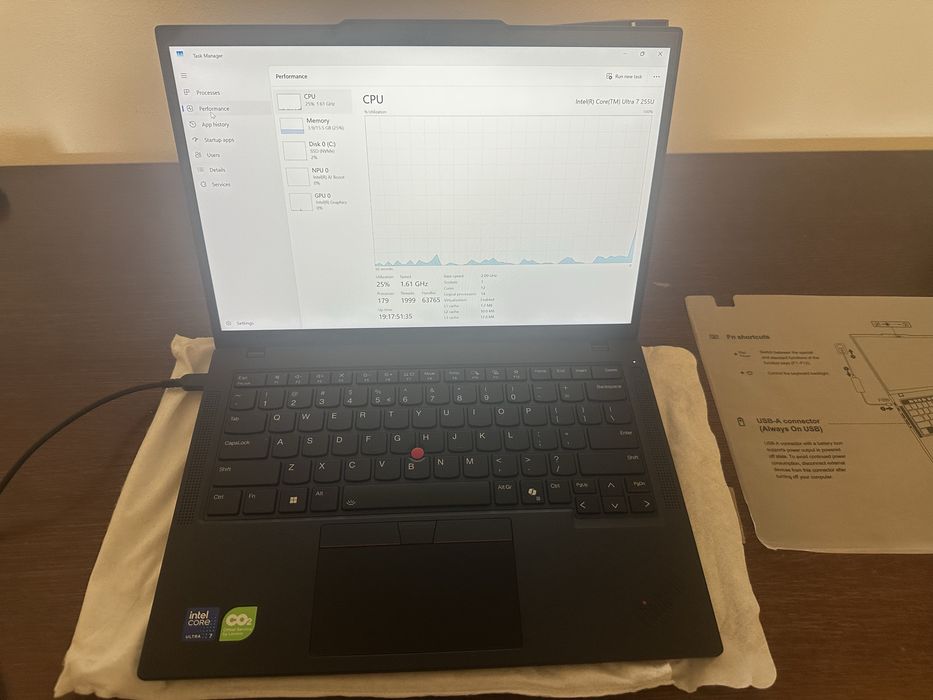 Lenovo ThinkPad T14 Gen 4 NOU (desigilat) Ultra 7 / 16GB / 2026