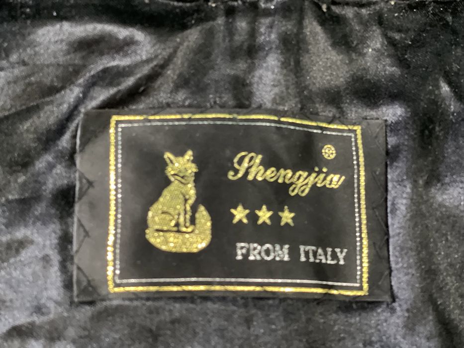 Шуба норкова черная