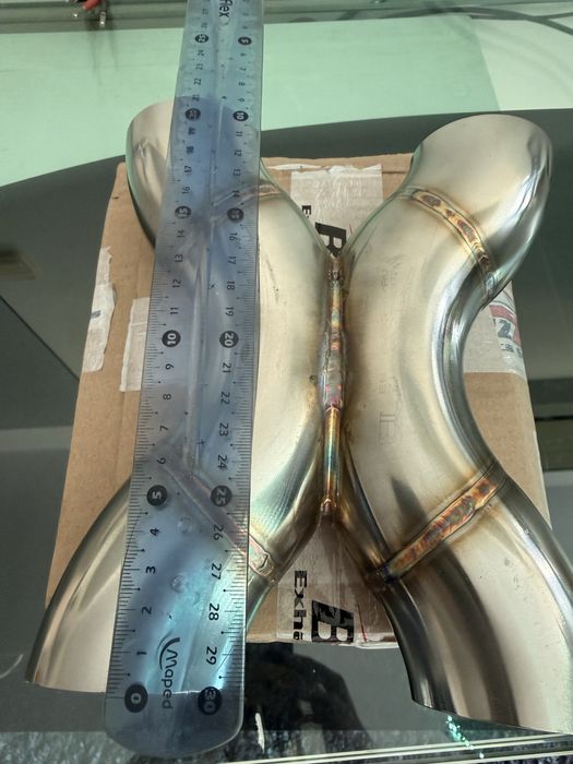 Х пайп 60мм от неръждаема стомана X pipe stainless steel