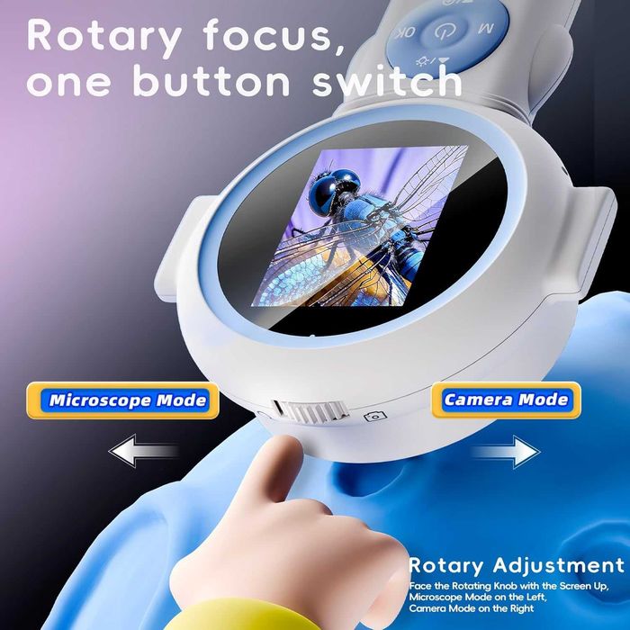 Детски бороскоп със светлина - играчки за образователни изследвания