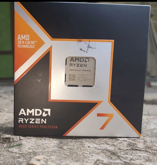 Ryzen 7 9800x3d разопакован
