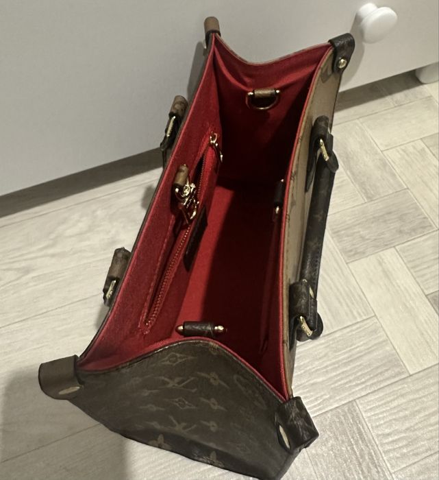 Сумка LV кожа канва