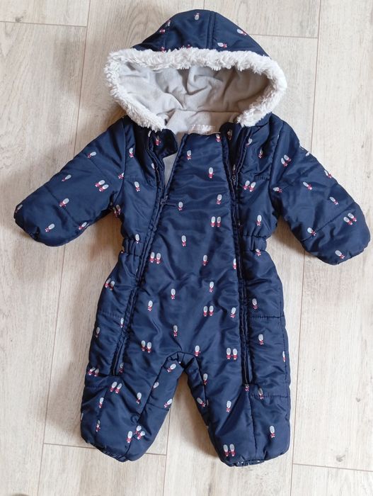 Combinezon salopeta bebe iarna 2-4 luni