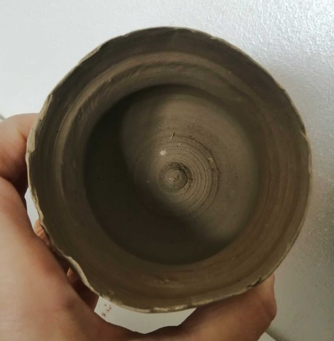 Recipient lut lucrat manual vaza handmade