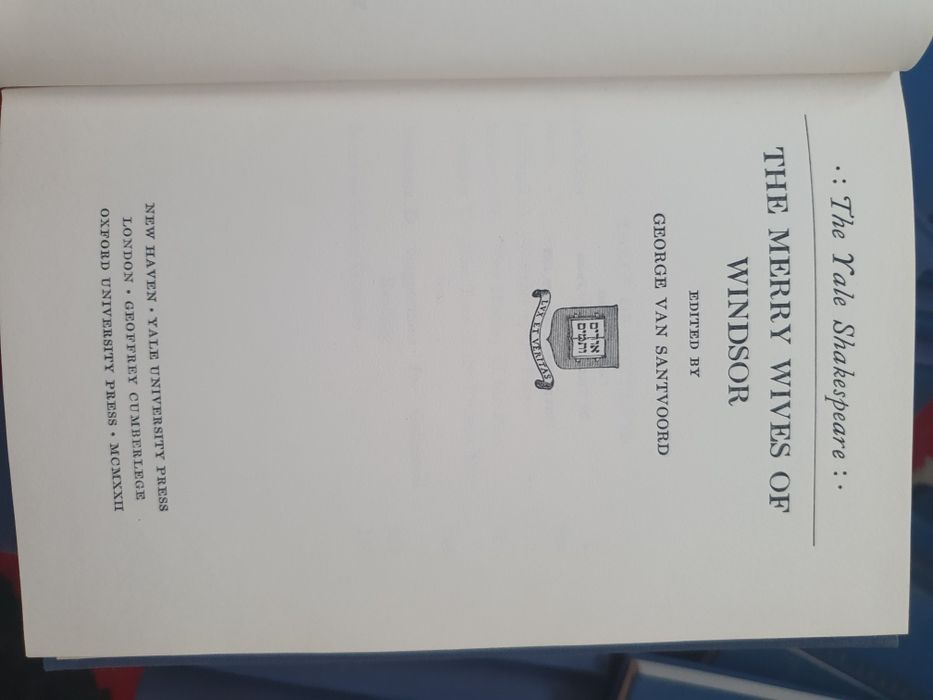 Colectia The Yale Shakespeare, Completa,40 vol,1918