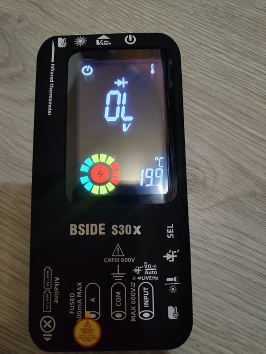 Multimetru BSIDE S30x aparat de măsură cu termometru infrarosu