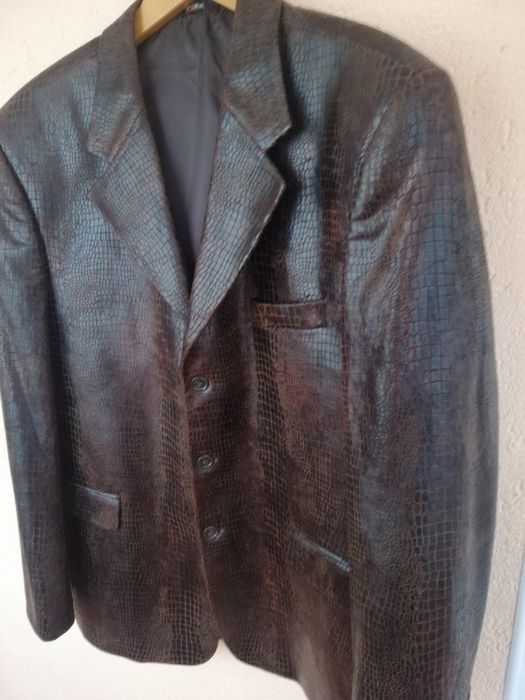 Sacou piele bărbati Teks Xl